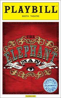 The Elephant Man Limited Edition Official Opening Night Playbill 